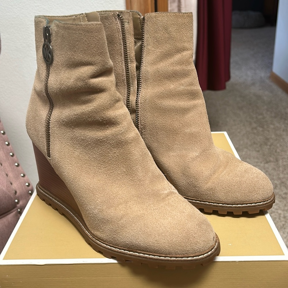 Michael Kors Evelyn Wedge Bootie